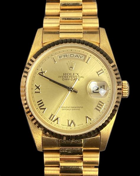 prezzo rolex oyster perpetual day date|rolex day date 18238 price.